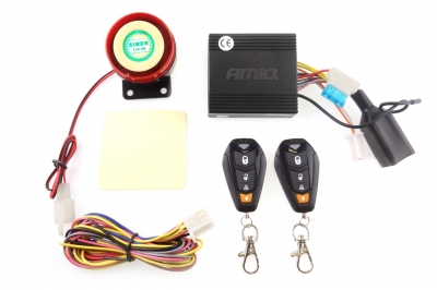 Uniwersalny alarm motocyklowy z pilotami MCA14 AMIO-01103