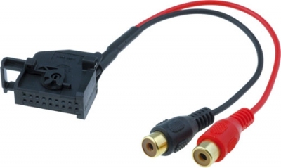 AUX Line IN adapter VW, Audi MFD2.18pin - 2xRCA