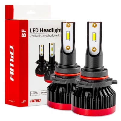Żarówki samochodowe LED seria BF HB3 9005 6000K Canbus AMIO-02246