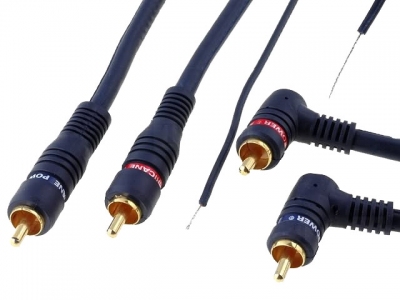 Kabel RCA 2x wtyk/2x wtyk+sterowanie 5,00m Dobra jakość