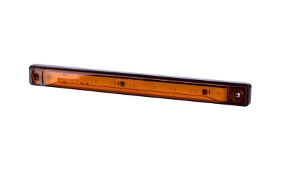 Lampa obrysowa HOR 71, pomarańczowa, diodowa 12/ 24 V (przewody 2x0,3 m - 0,75 mm2, czarny)