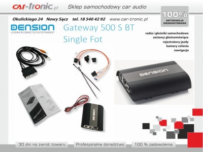 Dension Gateway 500S BT Bluetooth Audi BMW Mercedes Porsche SINGLE FOT