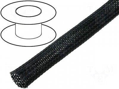Oplot poliestrowy 3mm (2mm-5mm) czarny