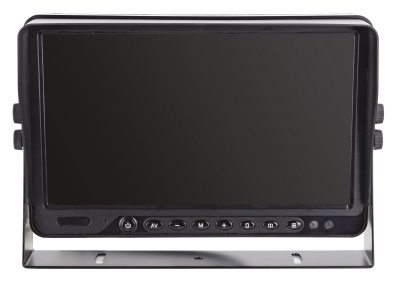 Monitor uniwersalny 10 cali, 4 wejścia wideo dla kamer cofania z liniami pomocniczymi