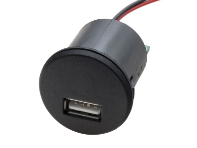 Zasilacz samochodowy USB A gniazdo 12V/ 5V/1x2,1A