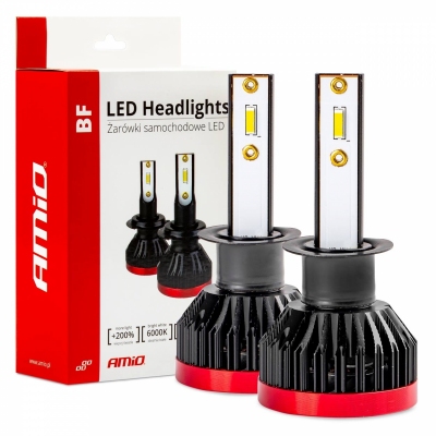 Żarówki samochodowe LED seria BF H1 6000K Canbus AMIO-02240