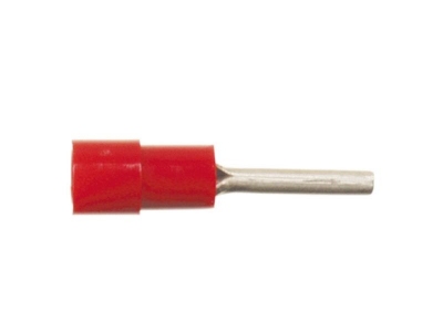 Końcówka tulejkowa izolowana 0,5 - 1,5 mm² czerwona