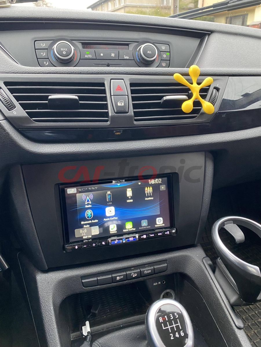 Ramka radiowa 2 DIN BMW X1 (E84) 2009 - 2015 czarna