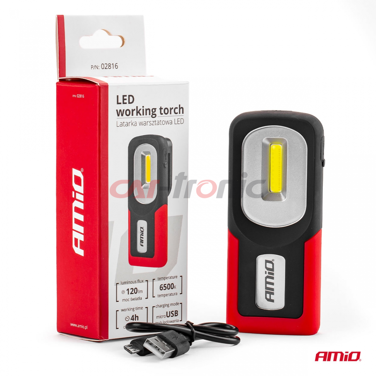 Latarka inspekcyjna LED WT06 AMIO-02816