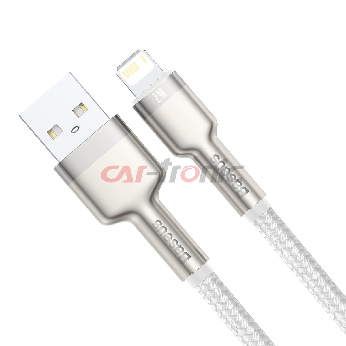 Kabel USB na Lightning Baseus Cafule 2.4A 2m biały