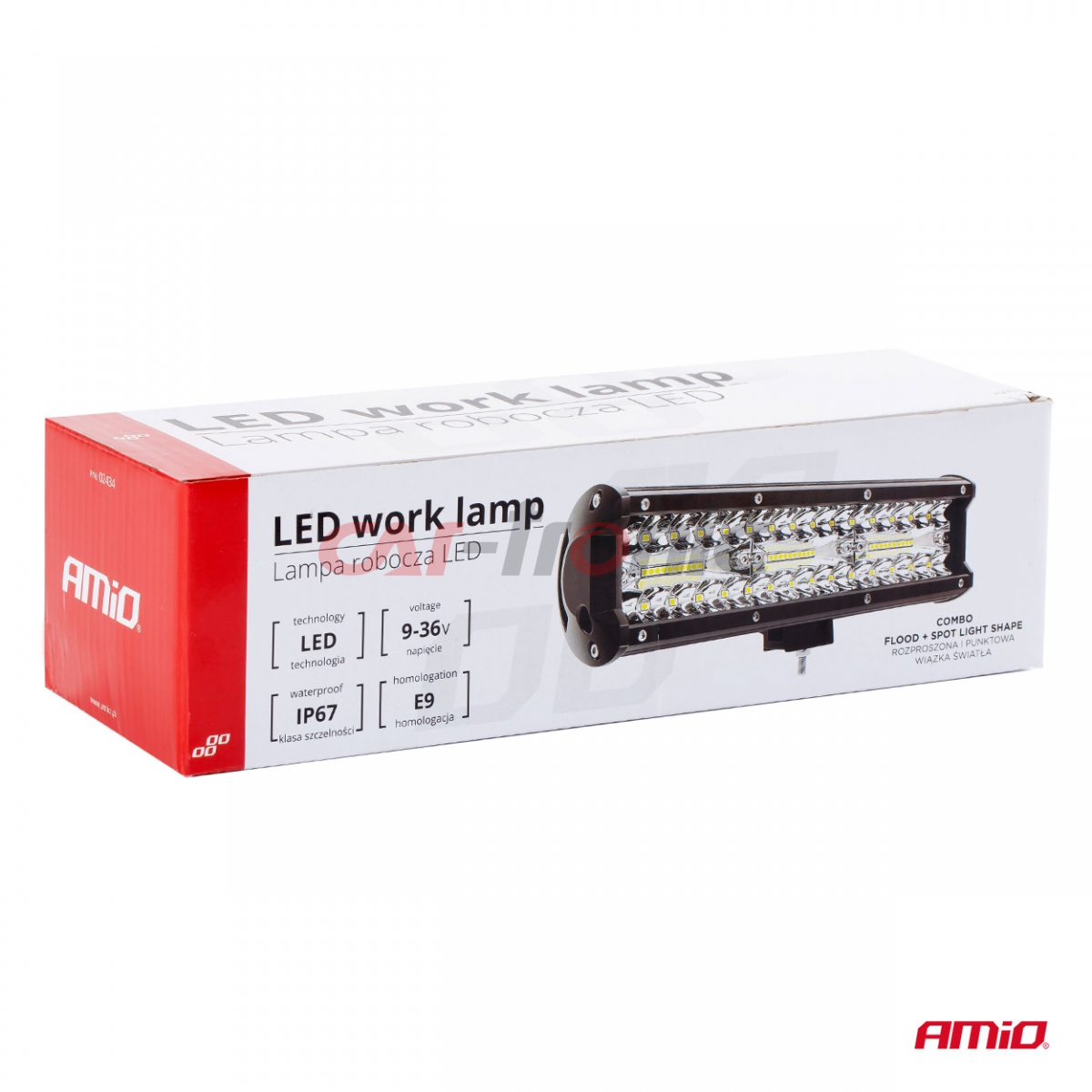 Lampa robocza halogen LED szperacz AWL20 60LED AMIO-02434