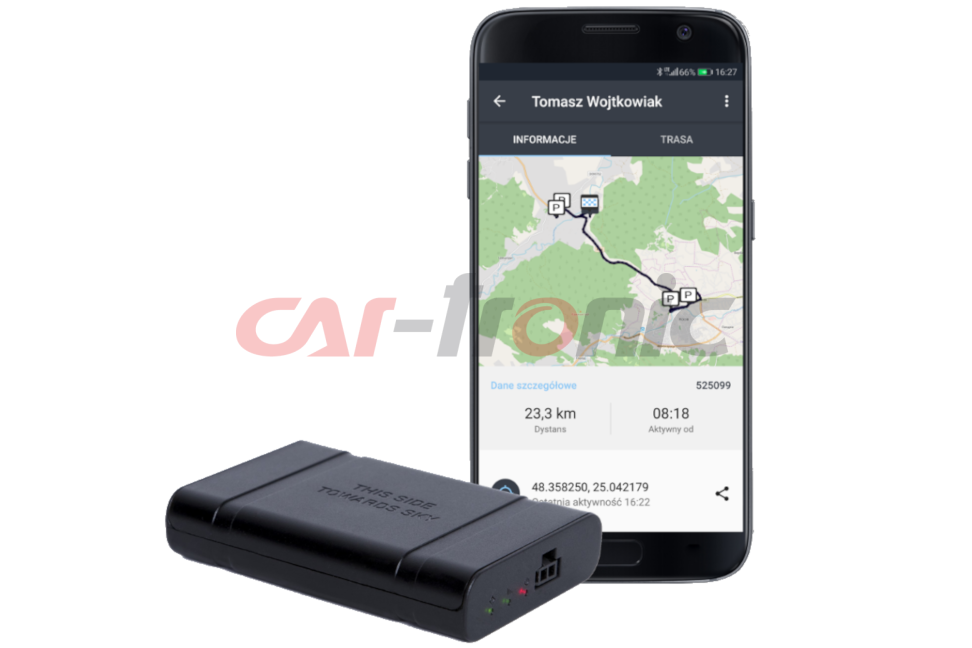 Lokalizator pojazdu GPS, GSM FLOTIS COMPACT+E-TOLL