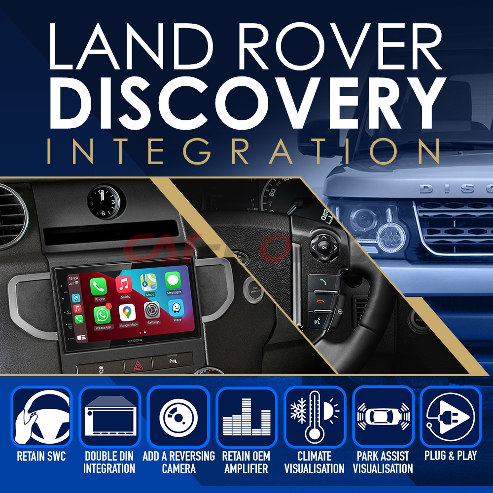 Zestaw montażowy 2 DIN Land Rover Discovery 2012 - 2016 CTKLR16