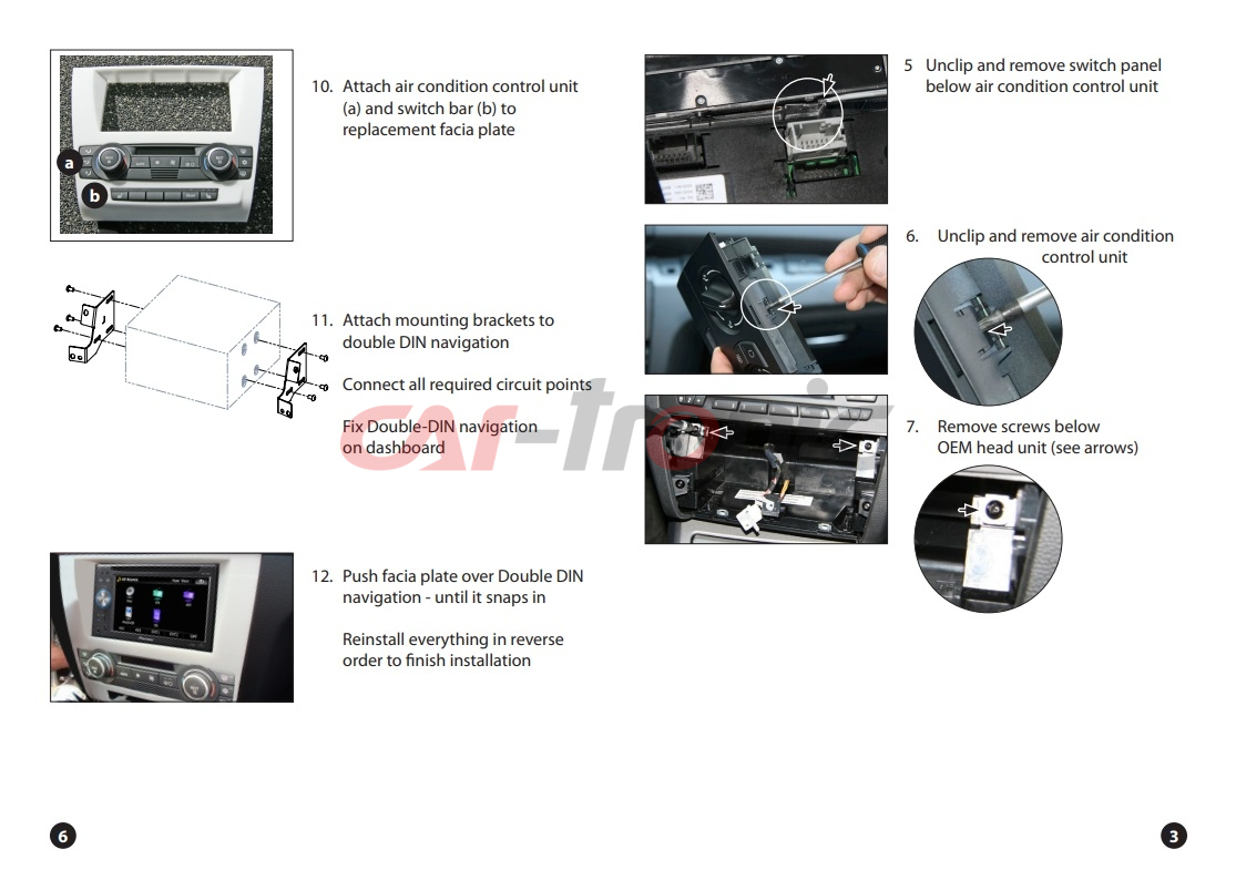 Ramka radiowa BMW 1  E87,E81,E82,E88 automatyczna klima