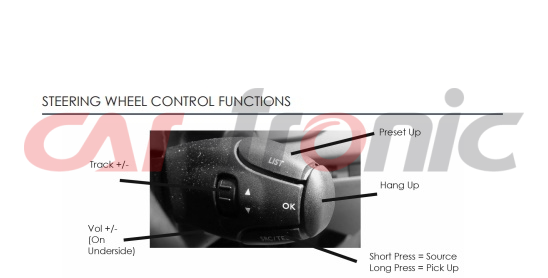 Adapter do sterowania z kierownicy Toyota Proace, Proace Verso 2016-> Z radiem dotykowym i czujnikami tył. CTSTY011.2