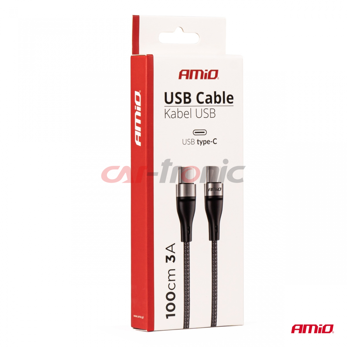 Kabel USB-C + USB-C 100 cm FullLINK UC-16 AMIO-02928