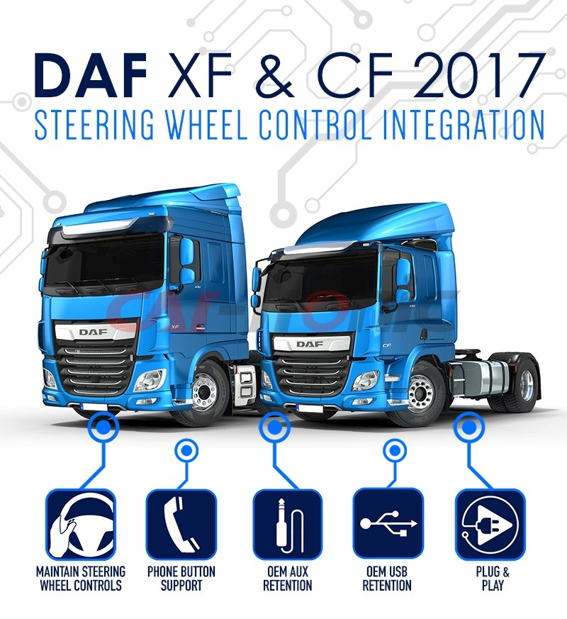 Adapter do sterowania z kierownicy DAF CF, XF 2017 -> CTSDF001.2