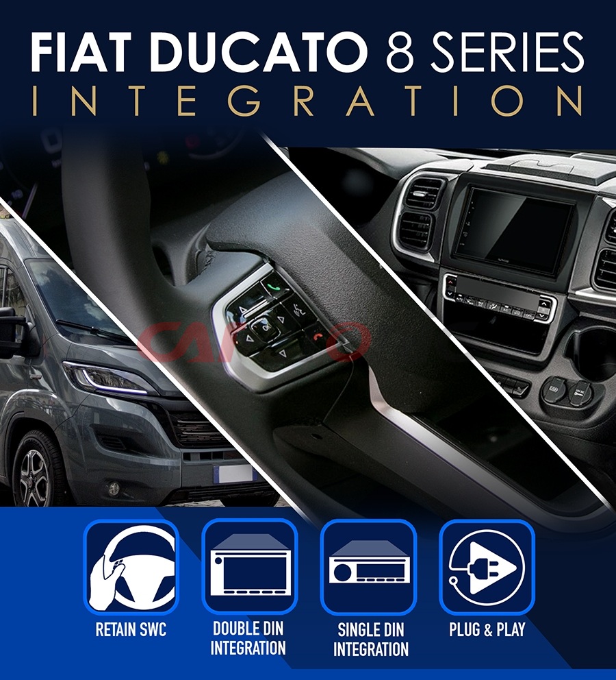 Adapter do sterowania z kierownicy Fiat Ducato 2022 -> seria 8