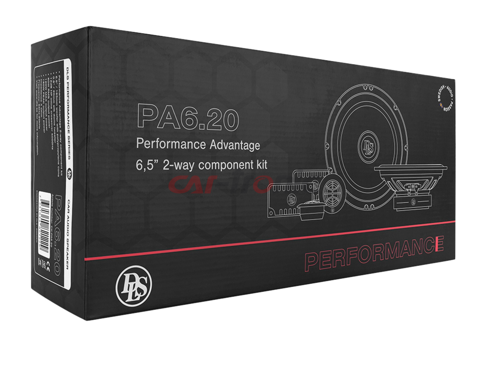 Głośniki samochodowe DLS Advantage Performance PA6.20, 2-drożne komponentowe 16,5 cm