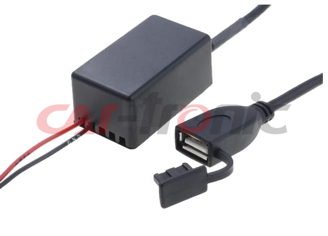 Zasilacz samochodowy USB A gniazdo 12V/5V/1x2,1A
