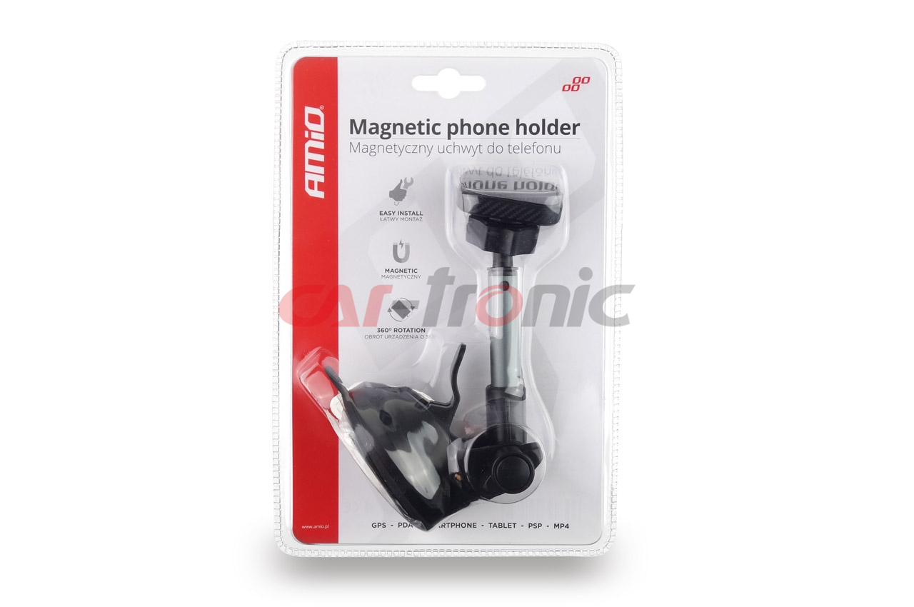 Uchwyt na telefon do samochodu magnetyczny HOLD-14 AMIO-02185