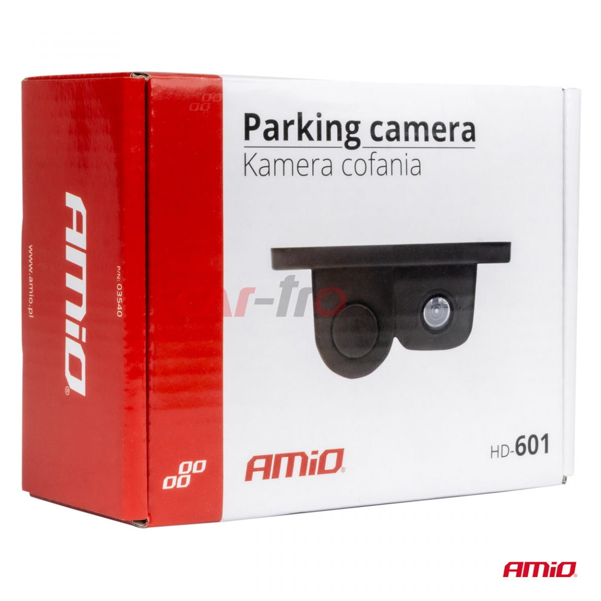 Kamera cofania z czujnikiem parkowania 2w1 720p 12V HD-601 AMIO-03540