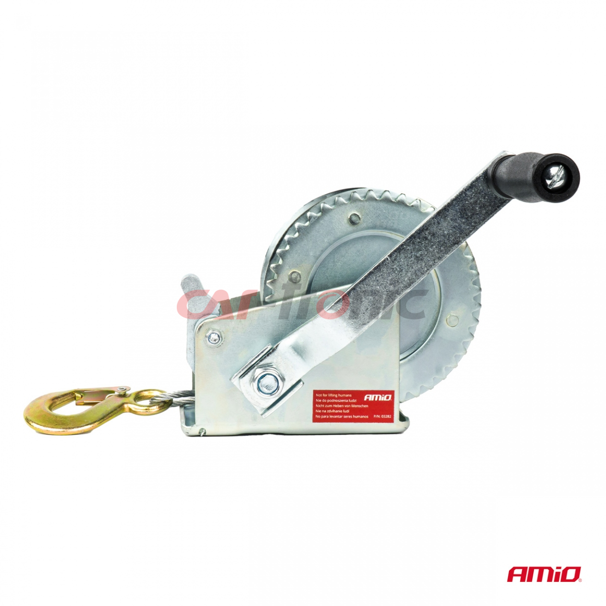 Wyciągarka wciągarka ręczna korbowa linowa 450KG AMIO-03282