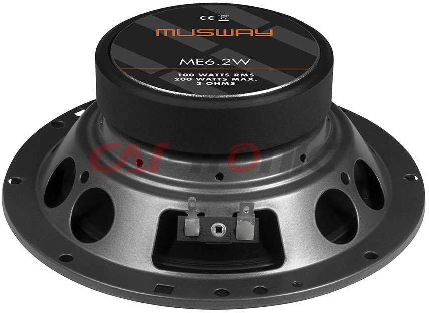 Głośniki samochodowe MUSWAY ME6.2W - midbas, 165 mm,100 Wat RMS, impedancja 3 Ohm