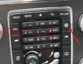 Interfejs wideo, kamera cofania Volvo 2014 -> Sensus Connect monitor 7 cali. RL2-SC14