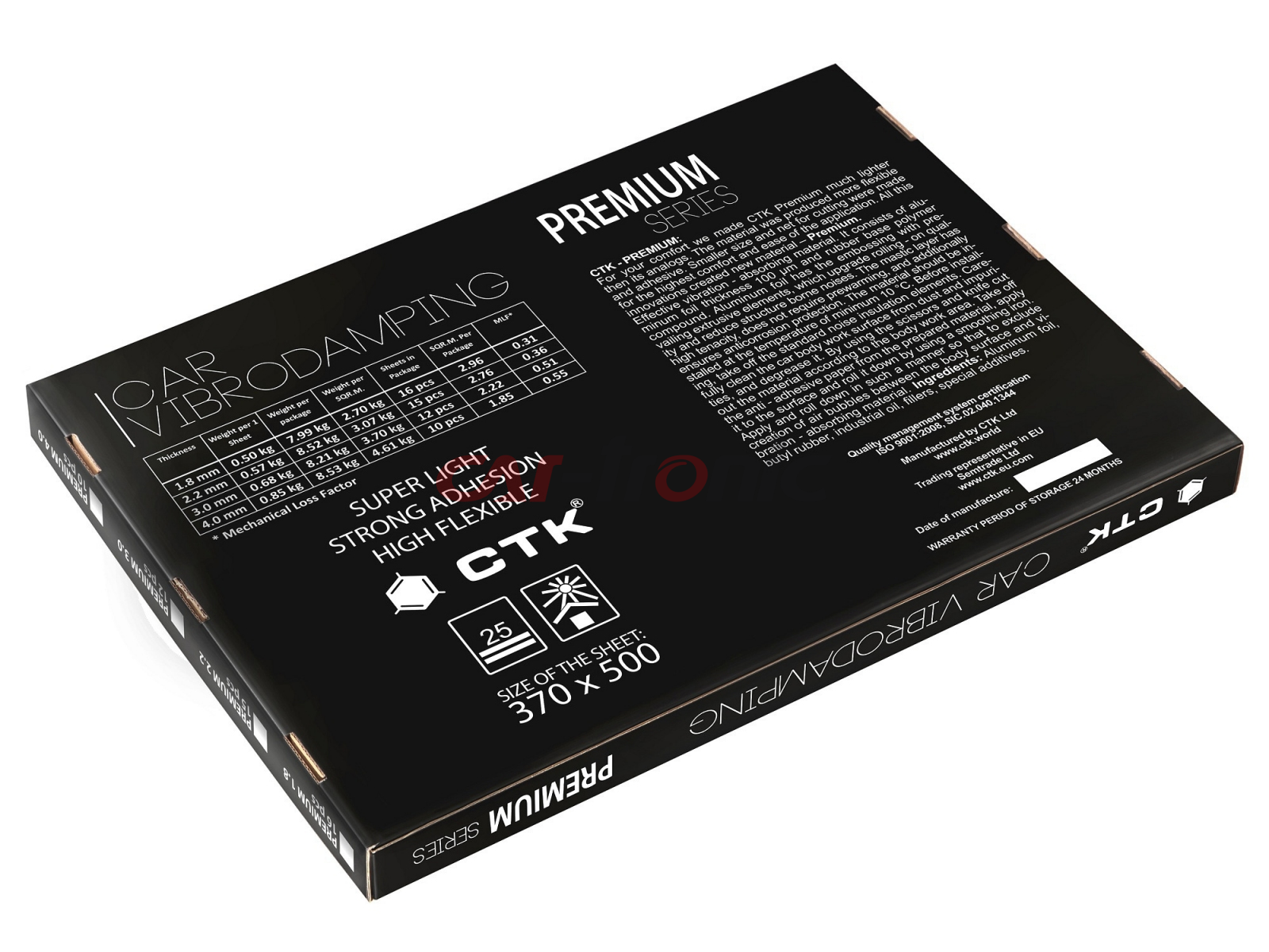 CTK Premium 4.0 Box - mata tłumiąca, 10szt./1,85m2