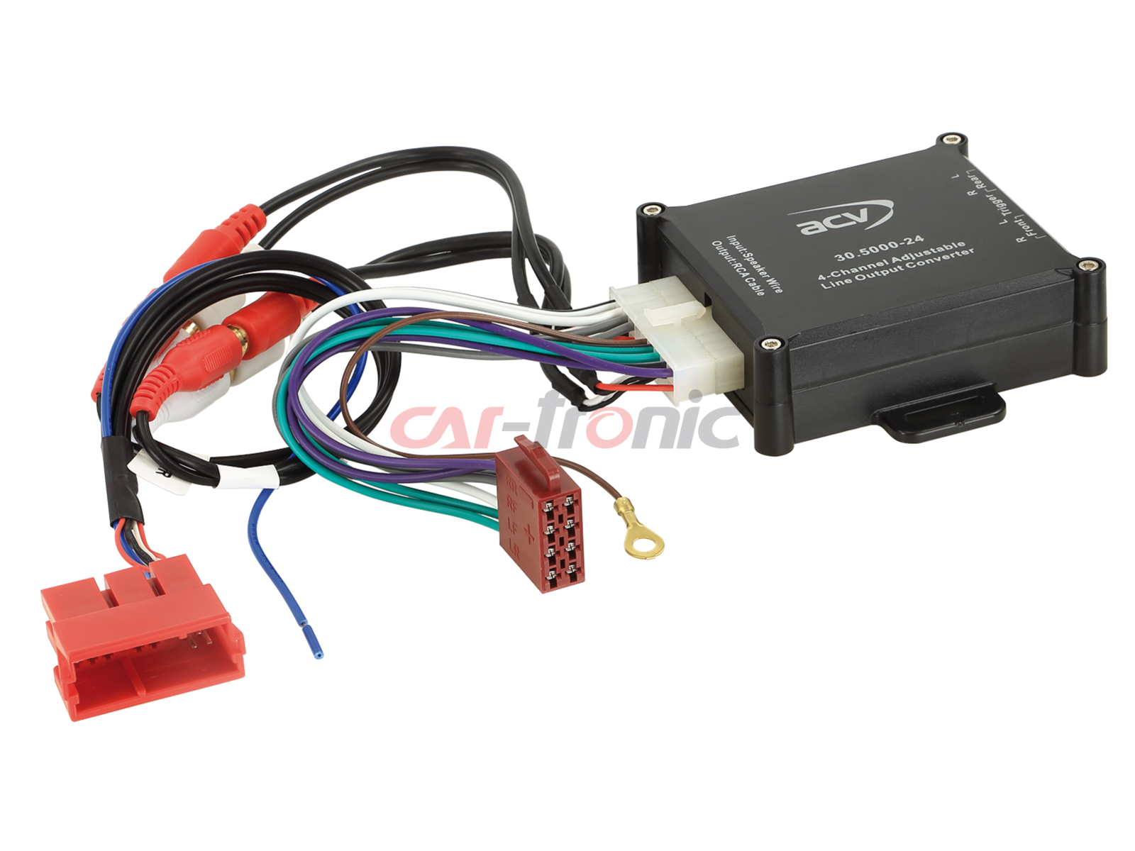 Adapter do systemów aktywnych Audi A2,A3,A4,A6,A8,TT. BOSE 4-kanałowy Mini ISO>ISO