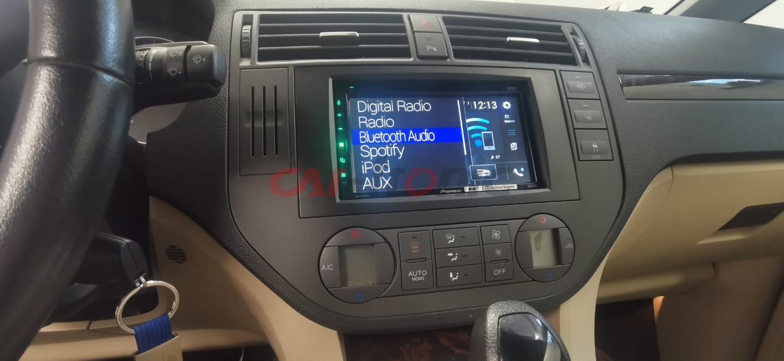 Ramka radiowa 2 DIN zestaw Ford Focus,C-Max 05-> antracyt