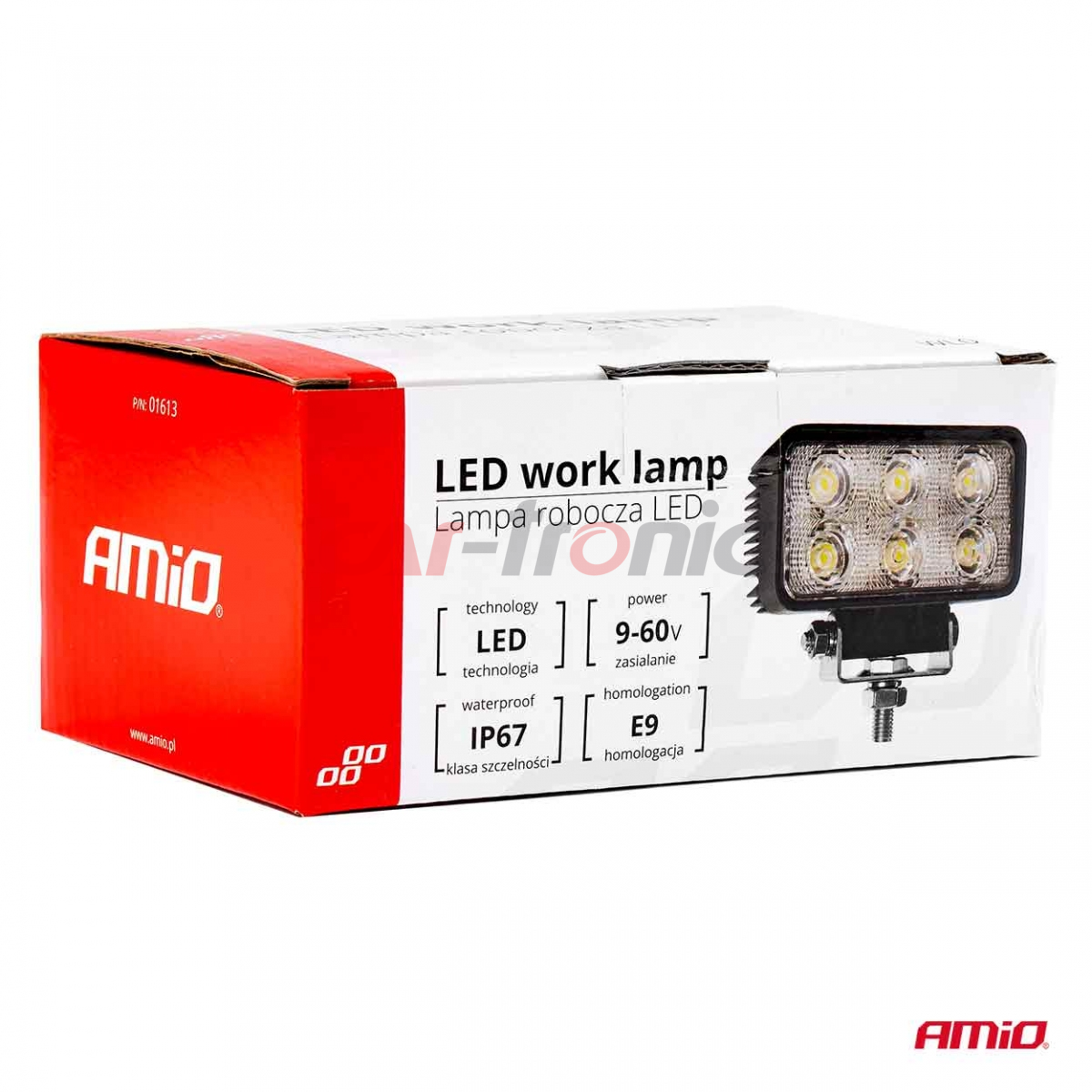 Lampa robocza halogen LED szperacz AWL02 6 LED AMIO-01613