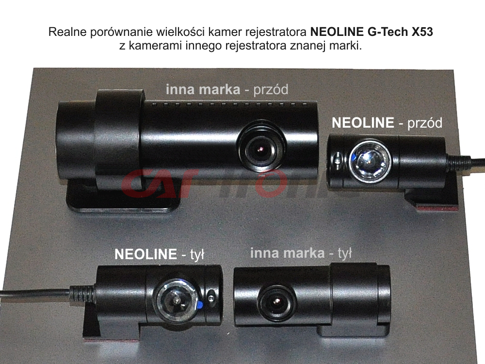 Neoline G-Tech X53 - rejestrator do ukrytego montażu