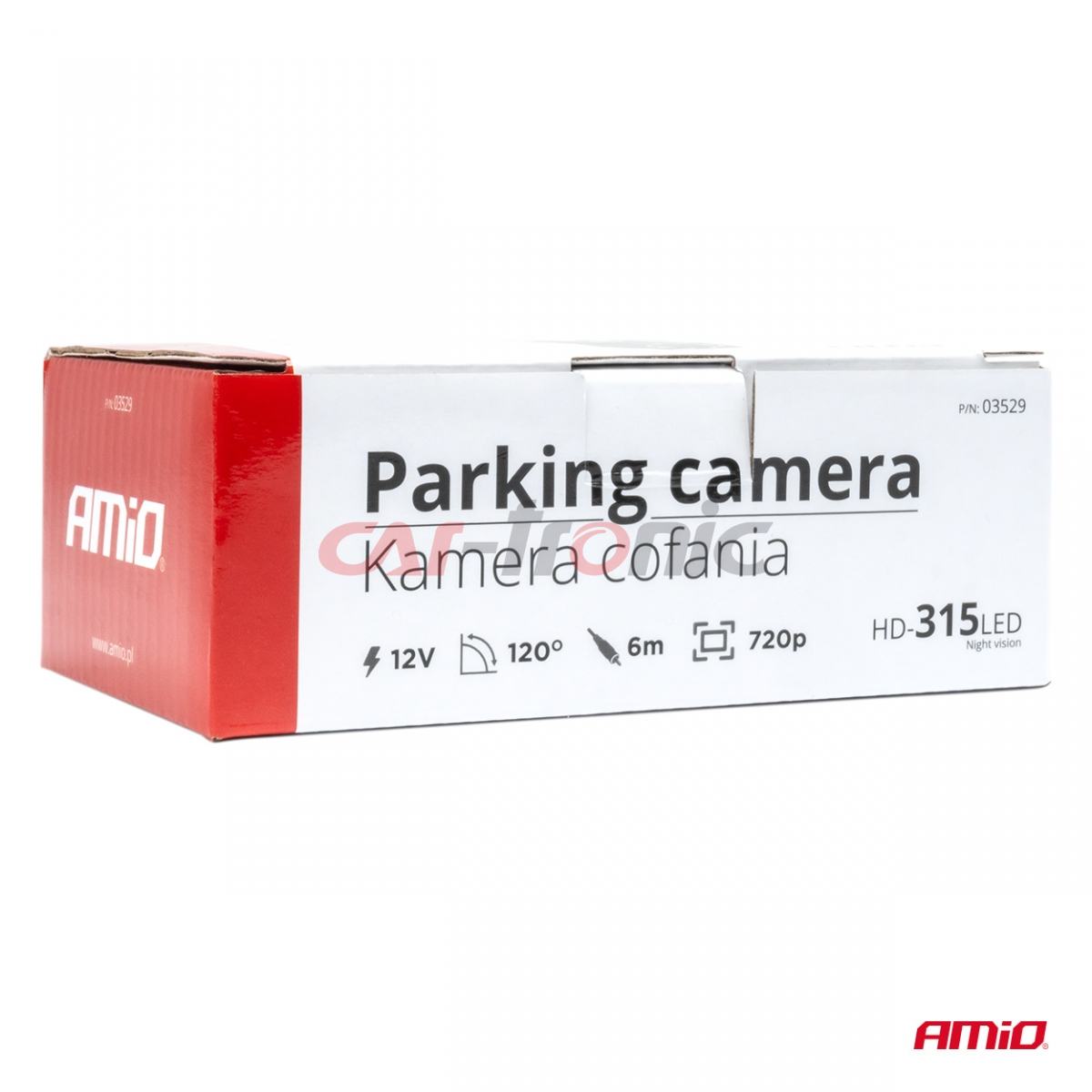Kamera cofania parkowania HD-315 LED 12V 720p AMIO-03529