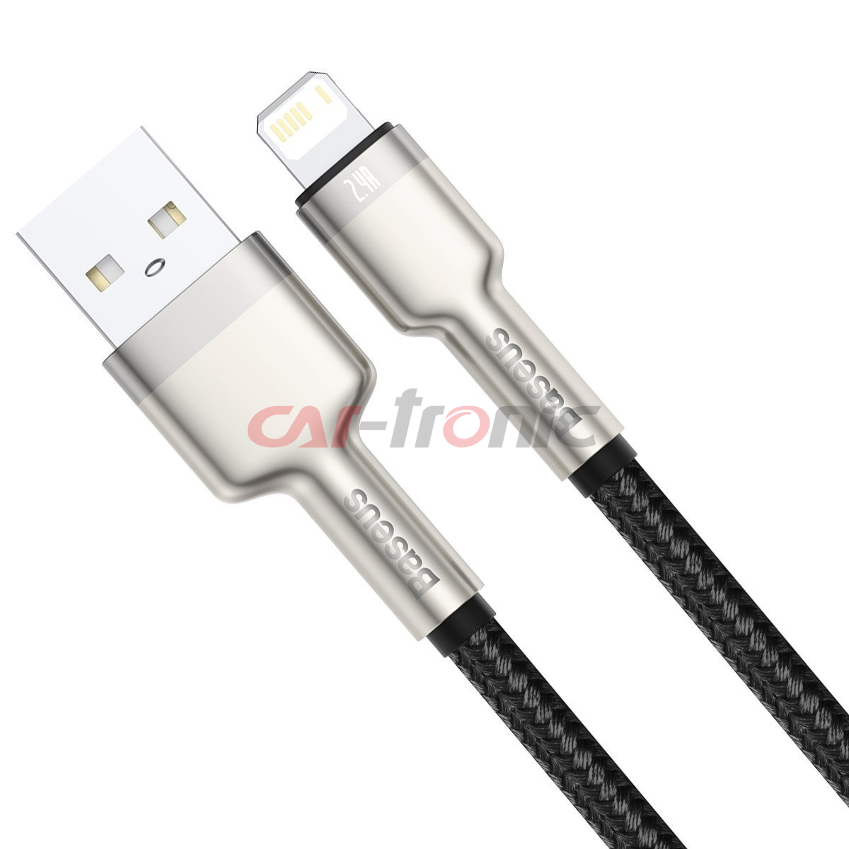 Kabel USB na Lightning Baseus Cafule 2.4A 1m czarny