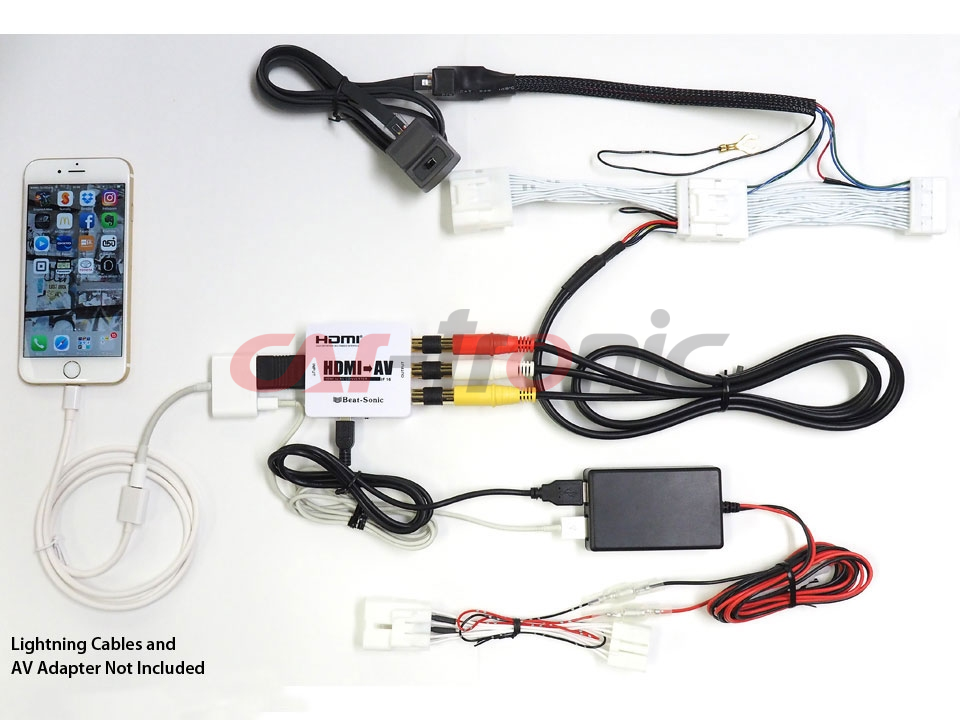 Beat-Sonic IF-02AEP Smartphone Mirroring Kit Toyota iPhone. System Touch2 oraz Touch2Go