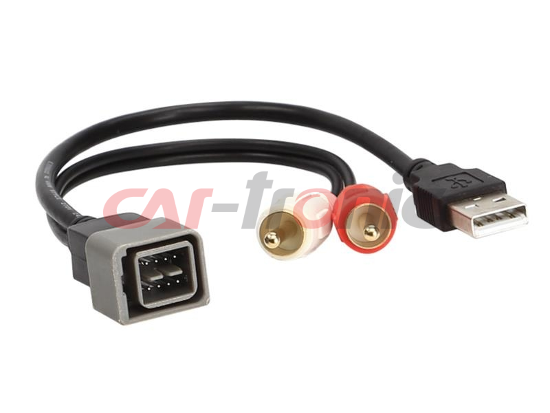 Adapter AUX/USB zamiennik Nissan Cube, NV, Versa, Juke