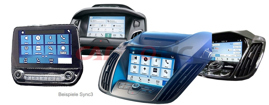 Interfejs Wideo Ford Sony SYNC 3