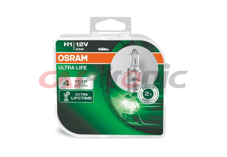 Żarówka halogenowa Osram H1 12V 55W Ultra Life 2 szt.