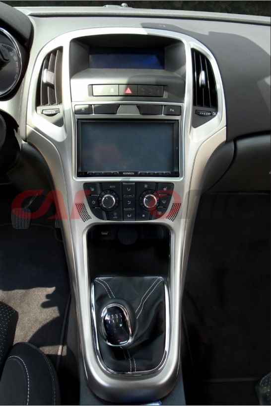 Ramka radiowa 2 DIN Opel Astra J (IP-J) 2009 - 2016 Platin-Silber