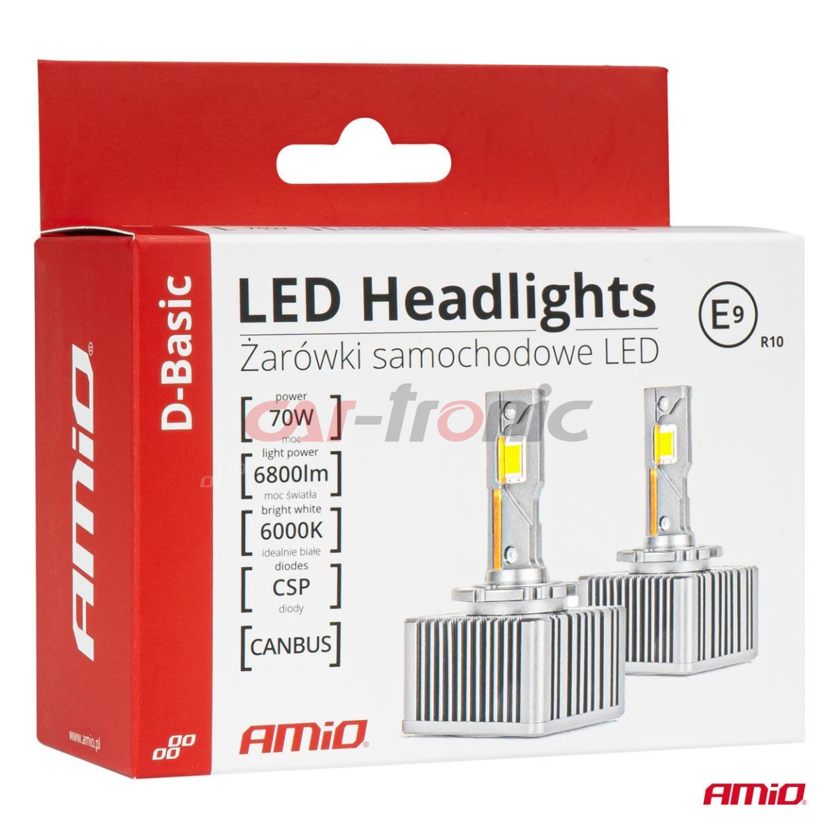 Żarówki żarniki LED seria D-Basic D4S D4R 6000K Canbus AMIO-03629