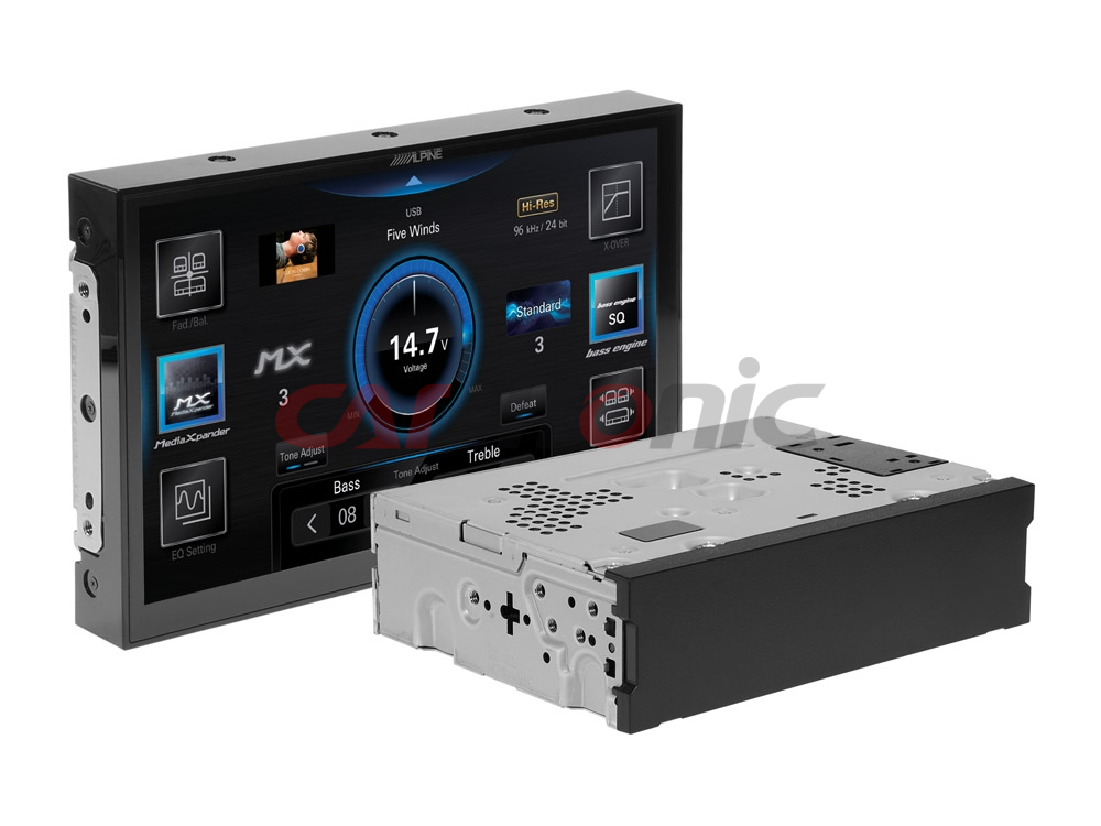 Stacja multimedialna 2 DIN Alpine i905D-F. Apple CarPlay i Android Auto