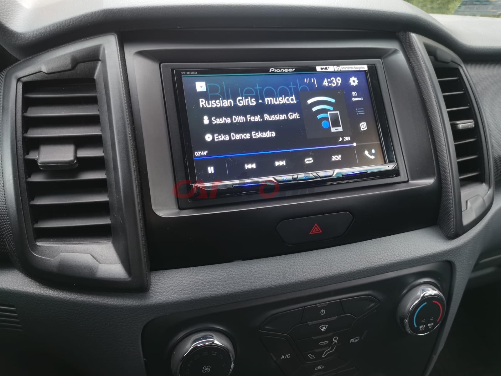 Ramka radiowa 2 DIN Ford Ranger XL 2016->