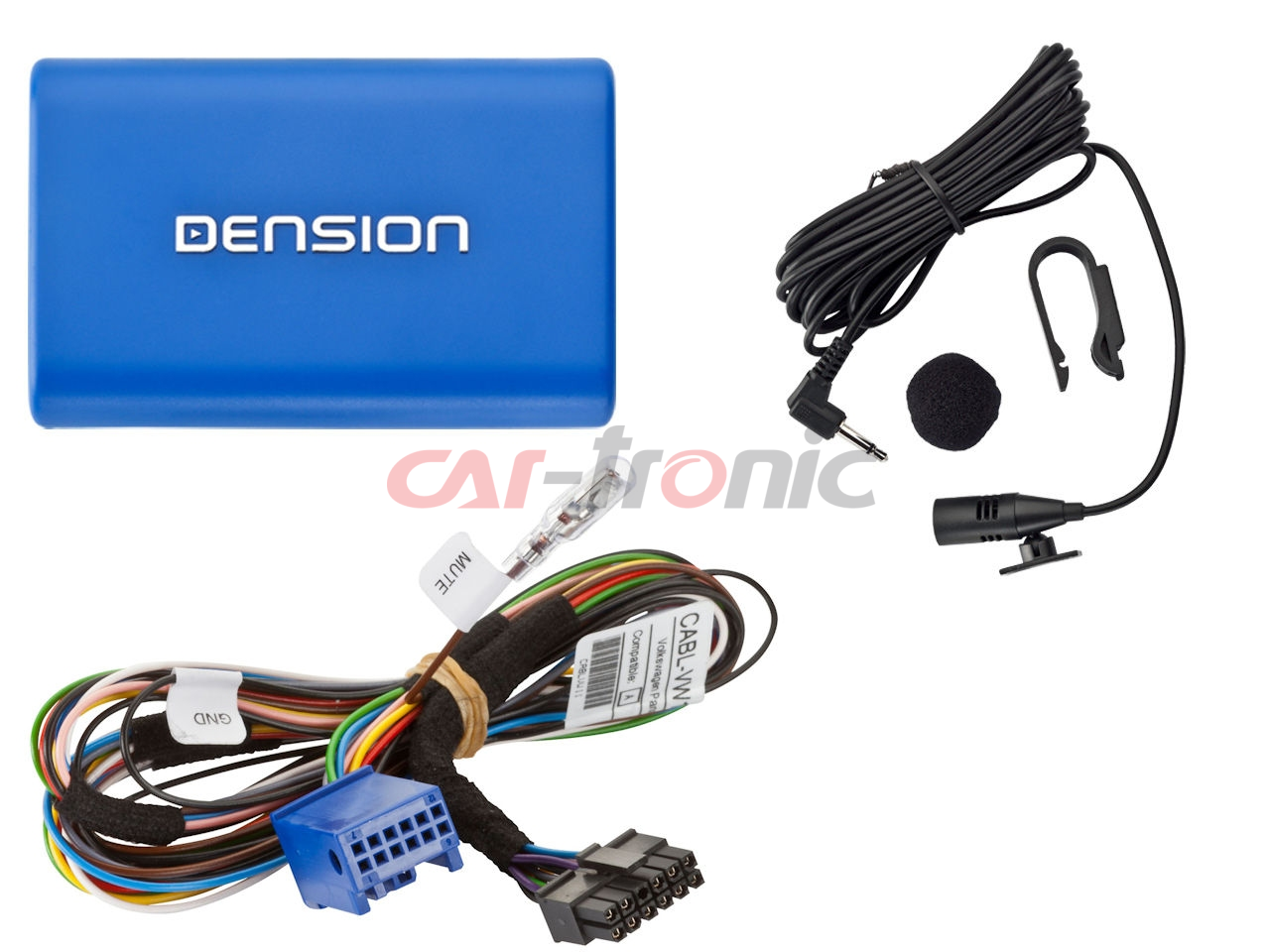Cyfrowa zmieniarka Dension Bluetooth,USB,iPod,iPhone,AUX - Seat,Skoda,VW 12 pin