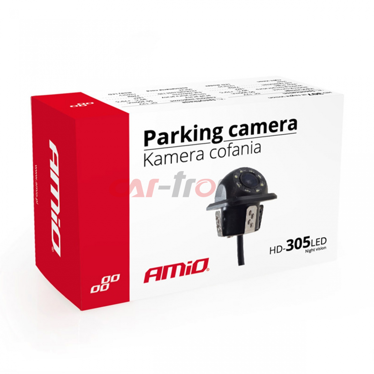 Kamera cofania parkowania HD-305 LED Night Vision AMIO-02165