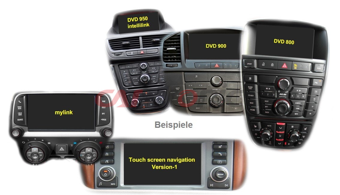 Interfejs wideo do podłączenia kamery Opel CD500, DVD600, DVD800, DVD900, CD600