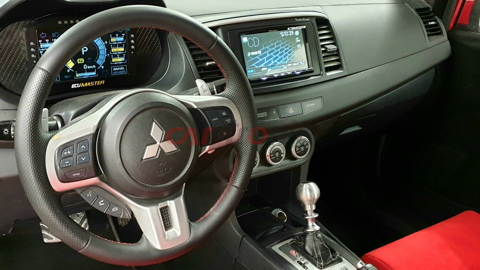 Ramka radiowa 2 DIN Mitsubishi Lancer, Outlander 2007->