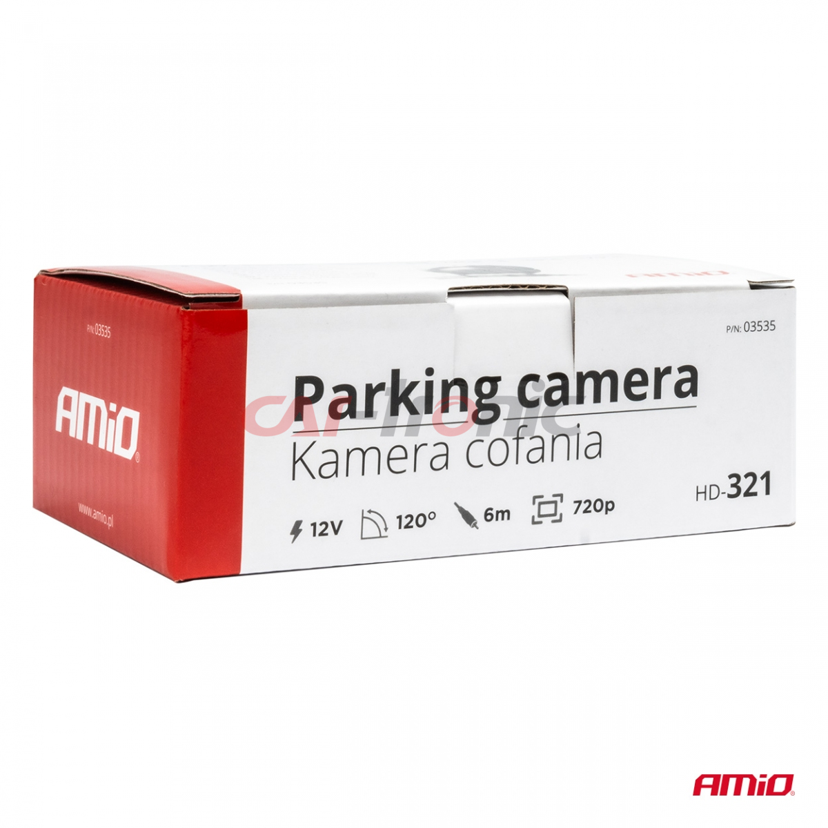 Kamera cofania parkowania HD-321 12v 720p AMIO-03535