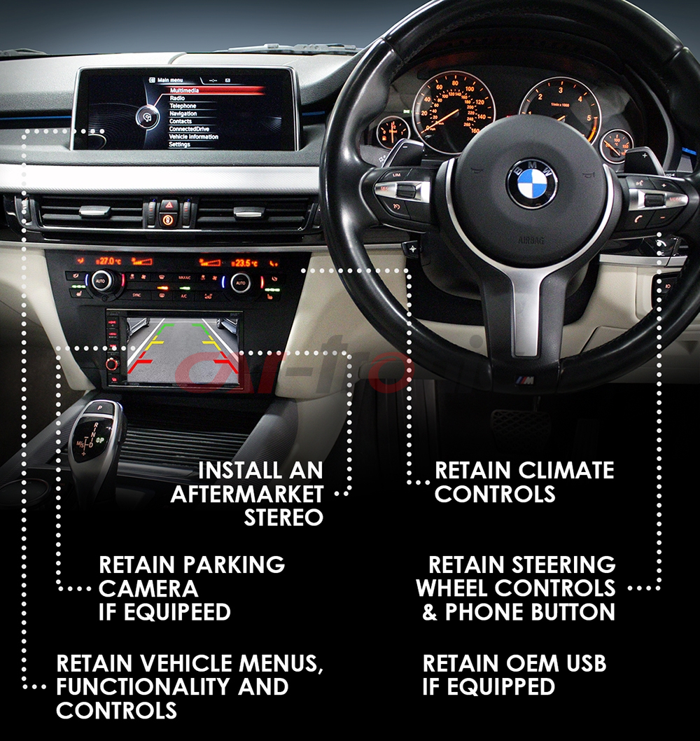 Zestaw montażowy 2 DIN BMW X5 F15/F85 2013 - 2018
